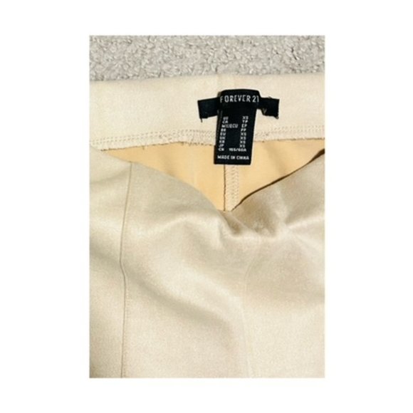 Forever 21 Faux Suede High-Waisted Ankle Pants - Picture 3 of 7